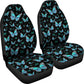 Blue Butterflies Car Seat Covers