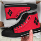 Harley Opposites High Top Shoes  Ms. Quinn Inspired