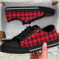 Red Buffalo Plaid Low Top Shoes (EXPRESS)