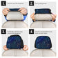 Blue Galaxy Headrest Covers