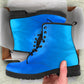 Blue Ombre Vegan Boots Mens Womens