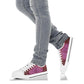 Red Pink Mandala Peace - Low Top Sneakers Shoes