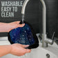 Blue Galaxy Headrest Covers
